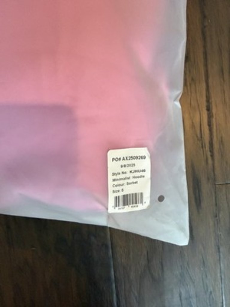 Comfrt Minimalist Hoodie Sorbet Comfort Oversized Lounge Trendy Kjhu46 Pink S — image 3 of 8
